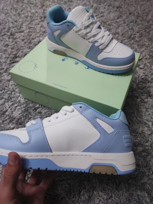 Adidasi Off-White Out Of Office light blue(albastri) 41-42