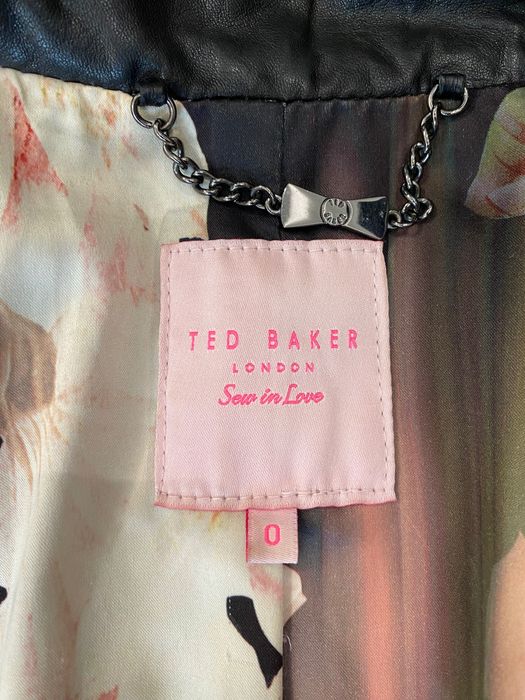 Ted Baker Дамско кожено яке естествена кожа