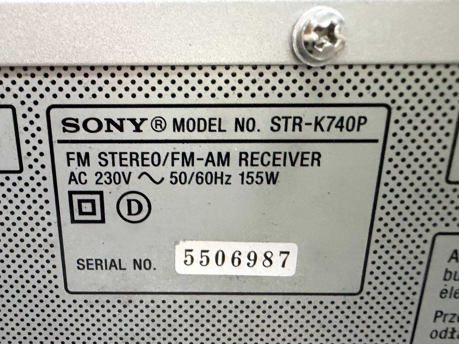 Ресивър усилвател - Sony STR-DE375 - Sony STR-K740P