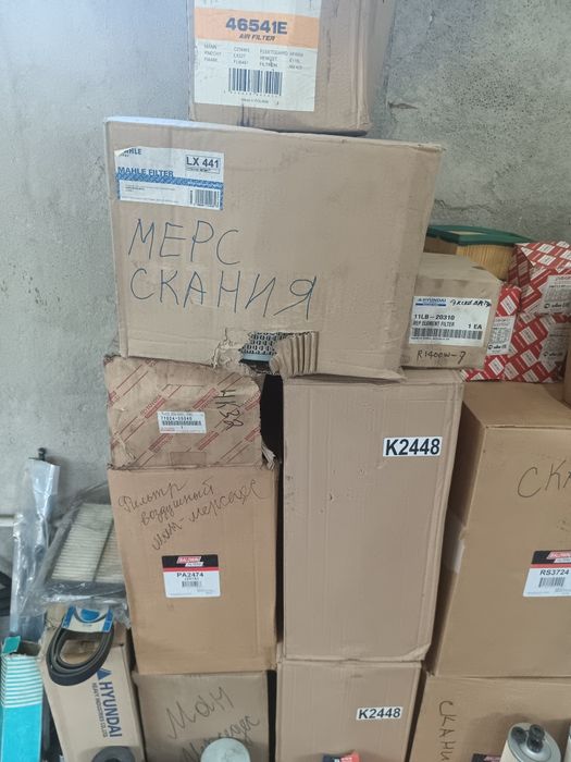 Фильтры Мерс,Ман,Скания.