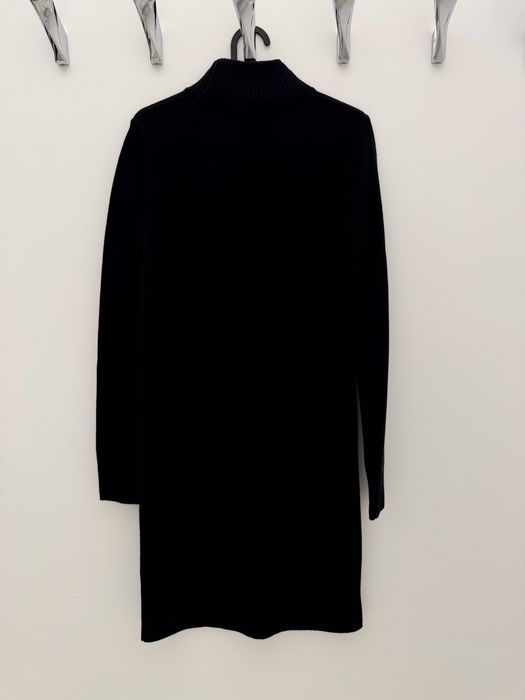 Пуловер-рокля HUGO BOSS вълна памук