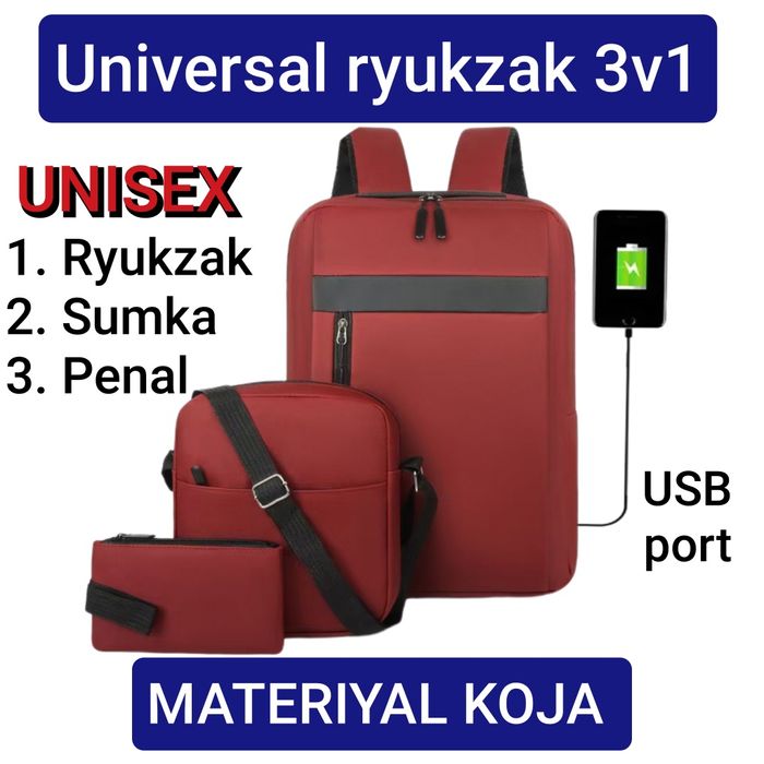 Универсальный рюкзак 3в1 — для школы, университета, путешествий и повс