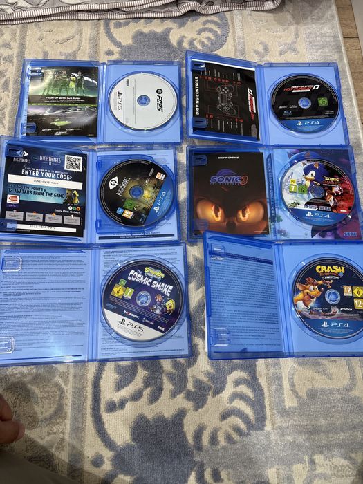 Диски на ПС5 и ПС4