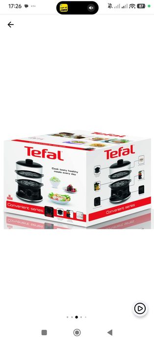 Aparat de gatit cu aburi Tefal VC1401, 900W sigilat