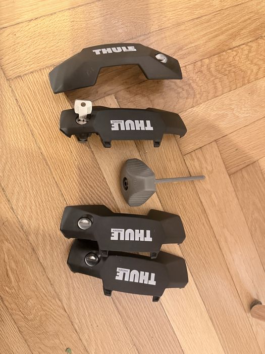 Bare aero thule negre si suport prindere pentru renault espace