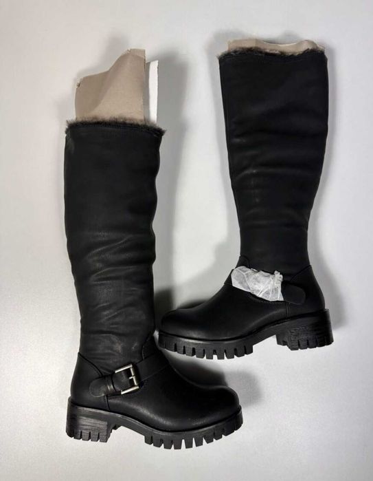 Нови дамски черни ботуши Jenny Fairy