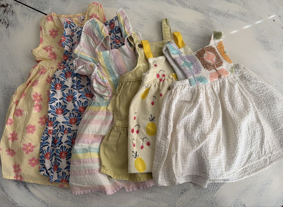 Бебешки роклички Zara, LC waikiki - 1, 2 и 3-4 годинки