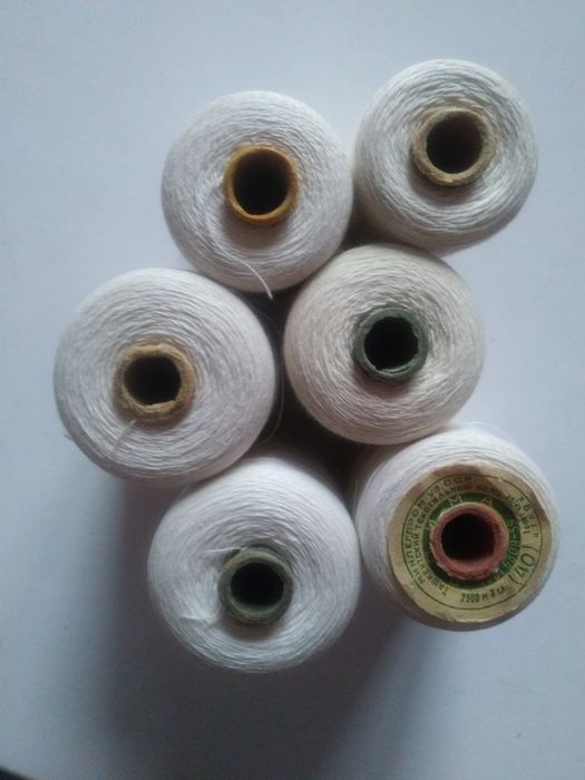 Нитки швейные номера 40, 50, 60