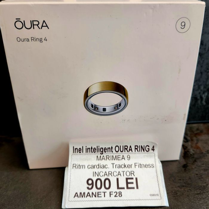 Amanet F28: Inel Inteligent Oura Ring 4 (L)
