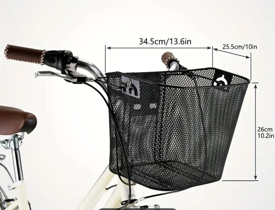 Coș de bicicletă – nou, montare pe ghidon