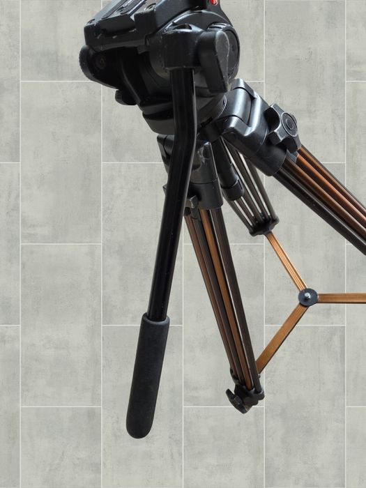 Manfrotto 525MVB + 501HDV trepied video profesional cu cap fluid