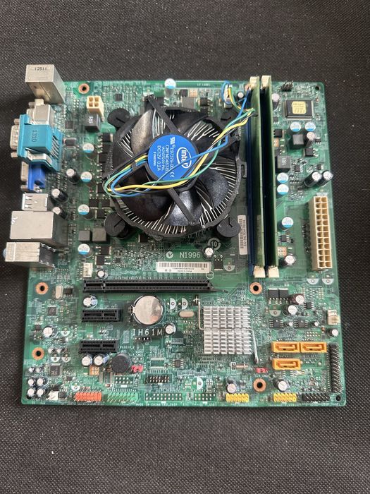 I7 3770 + Placa de baza Lenovo IH61M + 2x4gb ddr3 1600mhz + shield si cooler
