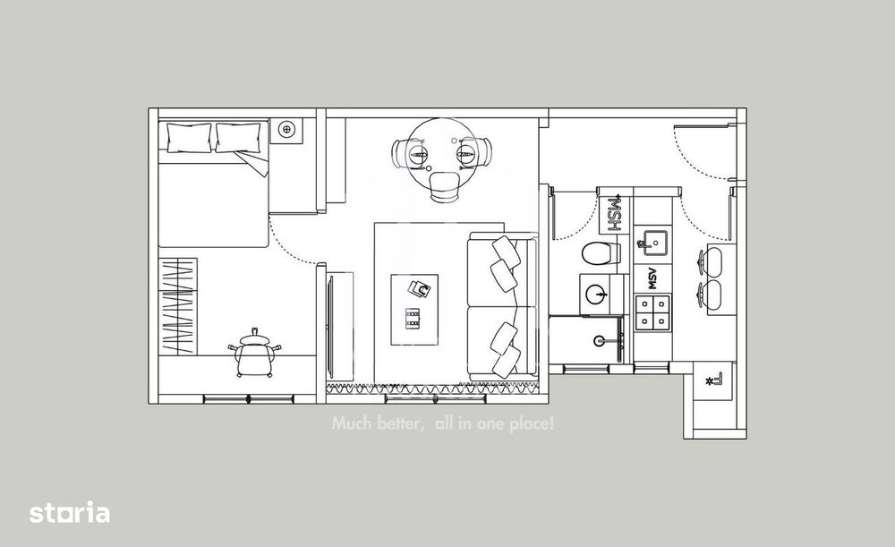 Apartament complet renovatat, mobilat si utilat - etaj 2-Mihai Viteazu