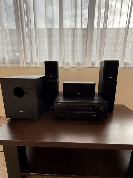 Sistem home cinema Denon 5.1 AVR-1311 + subwoofer activ + boxe