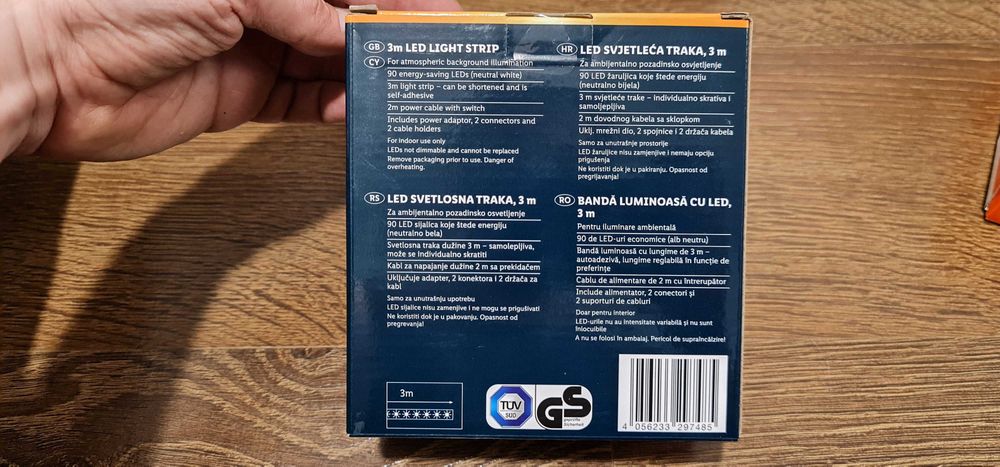 Banda luminoasa led 3m autoadeziva