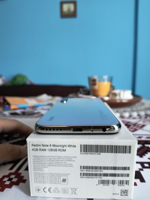 Xiaomi Redmi Note 8 128GB 4,00 + 2,00 GB RAM