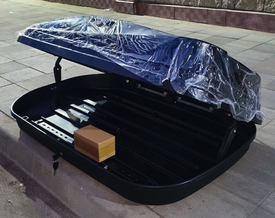 Автобокс 450 л. + рейлинги