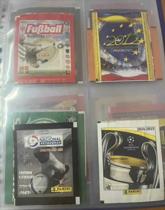 Colectie 64 plicuri diferite sigilate Panini,Topps,etc
