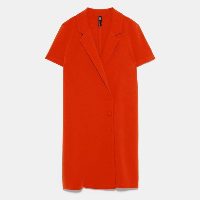 ZARA рокля тип риза р-р С