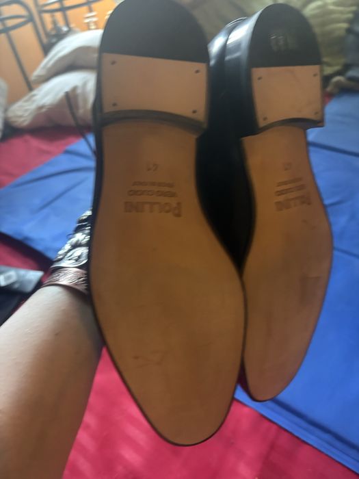 Pantofi din piele naturala Pollini