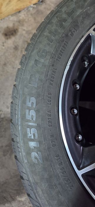 VW, AUDI  джанти със зимни гуми  215/55/16  7J×16  ET38  5×112