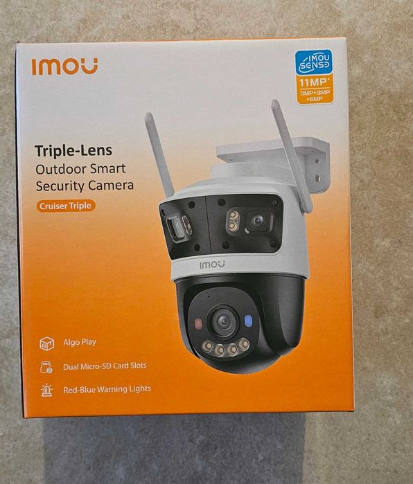 Produs Sigilat! Camera de supraveghere Wireless IMOU Cruiser Triple, 5+3+3MP, 2304x1296