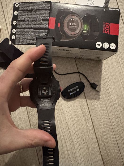 Ceas sport GPS & Cardio OnMove 500 Decathlon + centura cardio