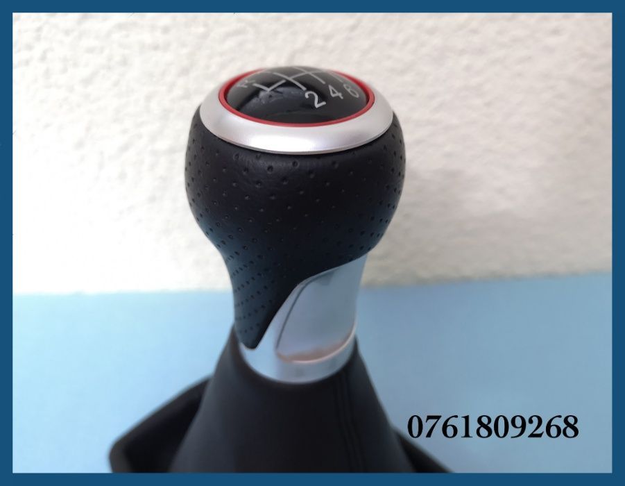 Manson + nuca schimbator piele S Line Audi A4 B6 B7 (2001-2008) cu 6T