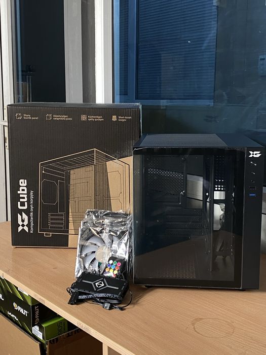 Корпус с кулерами и хабом комплект + пульт