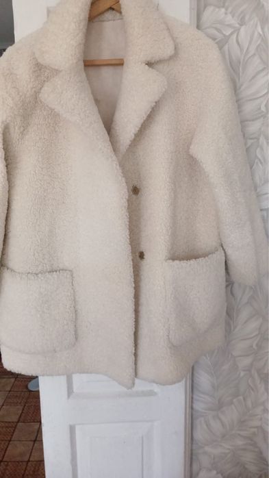 Шуба белая размер до 46