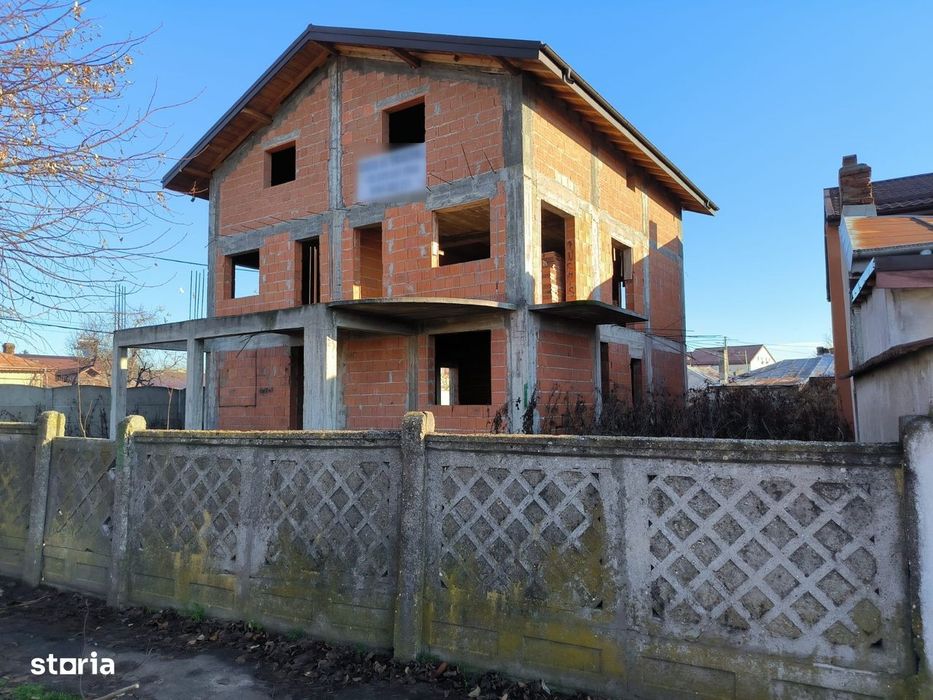 VILA (la roșu) P+1E+M, 265mpu, TEREN 871mp, CHIAJNA-Vlad Țepeș