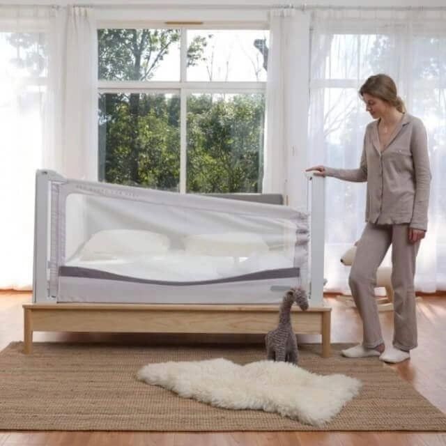 Protectie laterala pat XXL inaltime ajustabila 81-96 cm