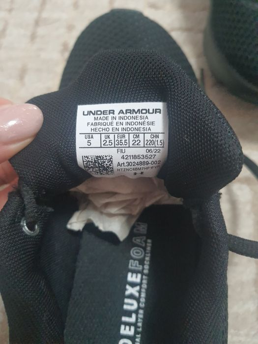 Нови маратонки за деца Under Armour /35номер/