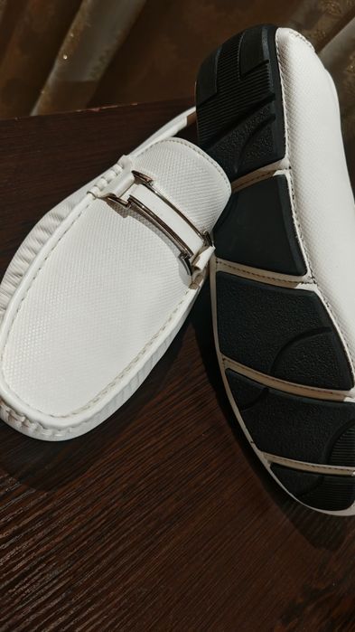 Белые мокасины размер 42