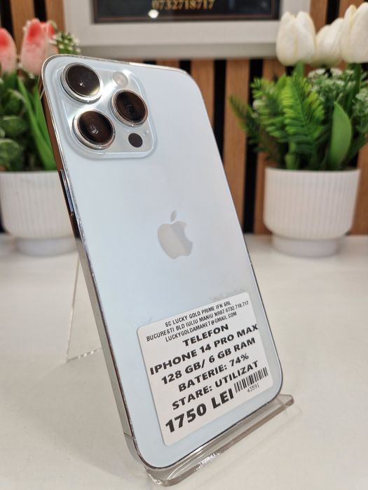 Iphone 14 Pro Max 128GB / 6GB RAM 74% Baterie Garantie! #43591