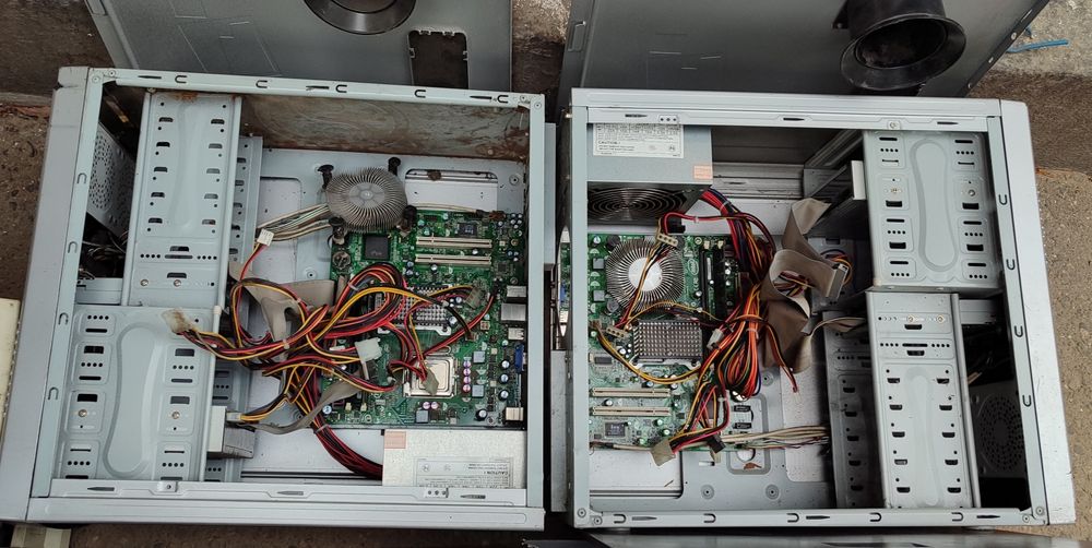 Системные блоки б/у на запчасти