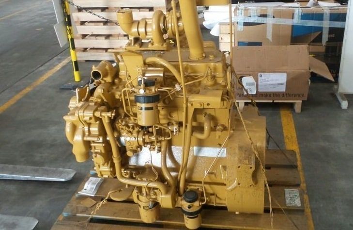 motor buldoexcavator caterpillar 428c