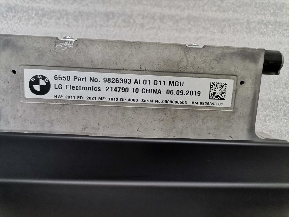 OE Борд Монитор Диспей BMW G11 G12 LCI 10.25" CID MGU 9826393