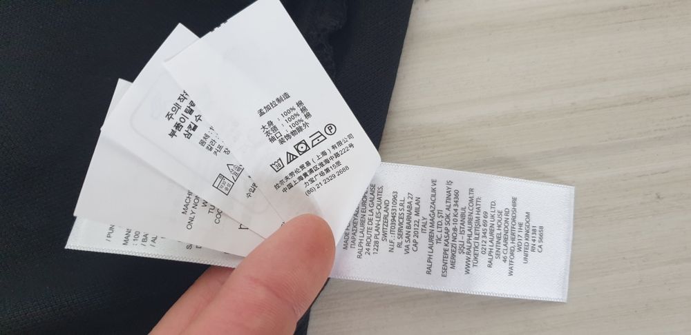 POLO Ralph Lauren Cotton Custom Slim Fit / L НОВО ОРИГИНАЛ Мъжка Тенис