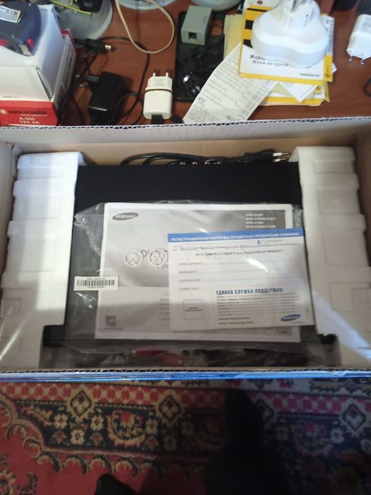Меняю новый DVD плеер samsung