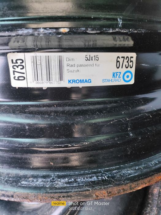 Jante originale oțel Suzuki pe 15 cu 4 gauri