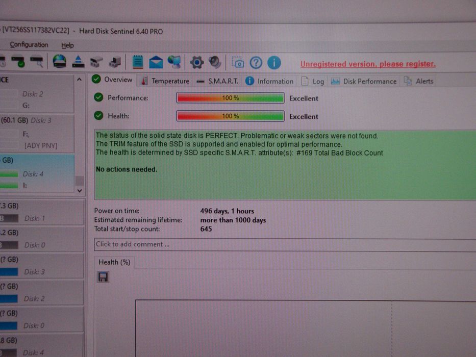 SSD Valuetech Supersonic 256GB sata 2.5" HDD laptop / calculator