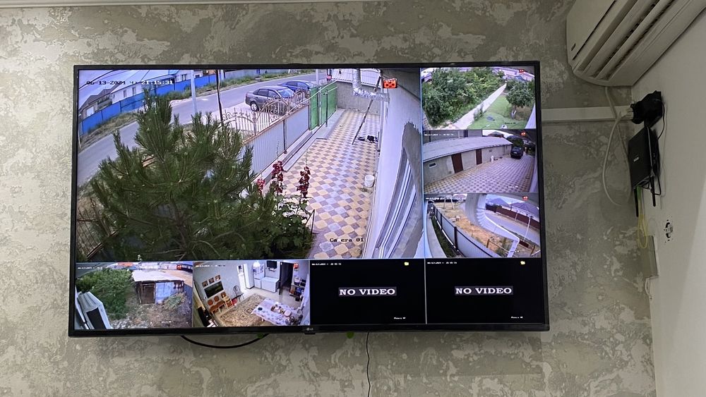 Установка камера видеонаблюдение