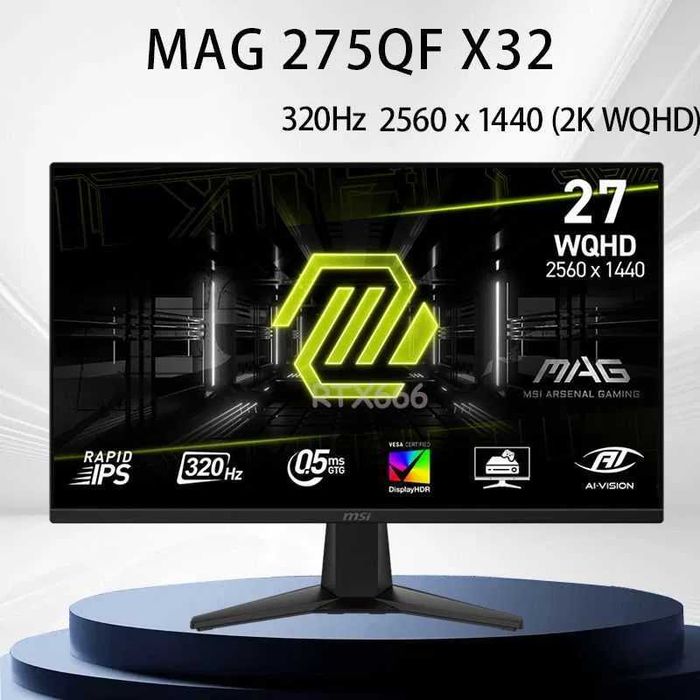 27" Монитор MSI MAG 27 2K 320HZ IPS