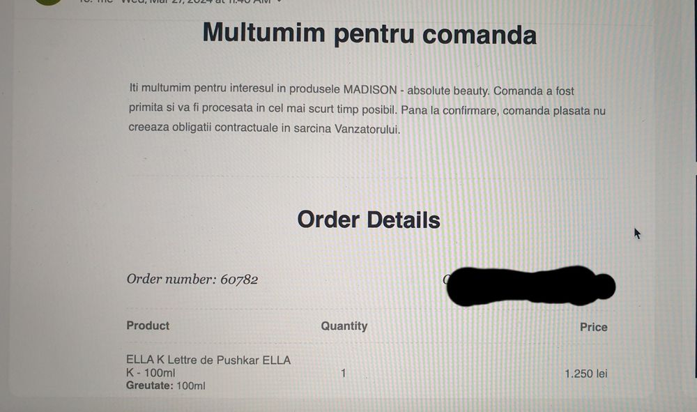 Parfum Ella K madison