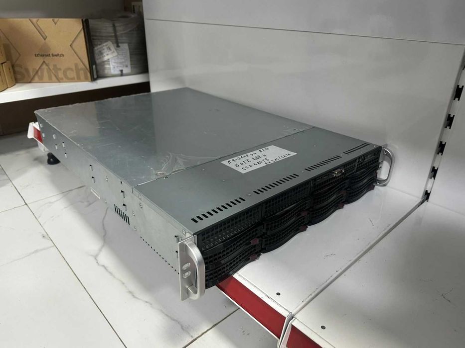 Сервер Supermicro X10DRL-i (E5-2667 v4/64gb DDR4/480gb SSD/8 x SAS)