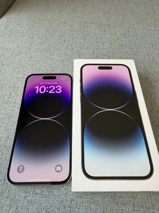 Vând iPhone 14 Pro Deep Purple – 128 GB