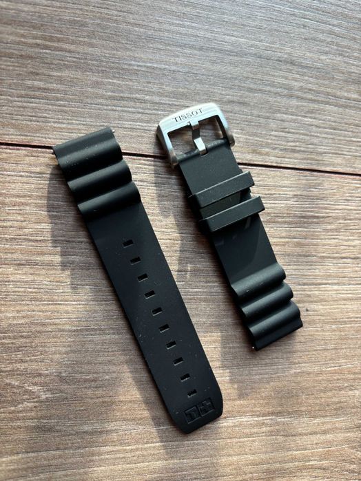 Curea ceas silicon Tissot, ca noua, 22mm