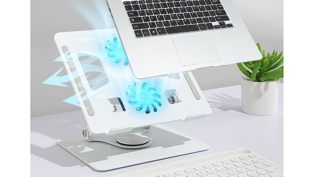 Aлюминиевая складная подставка для ноутбука, с регулировкой высота.