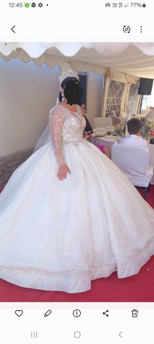 Vând rochie de mireasa stil printesa